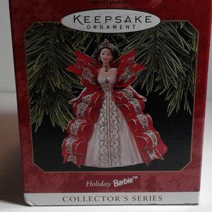 Ornament Hallmark Keepsake: Holiday Barbie Collector's, 5th in series 1999